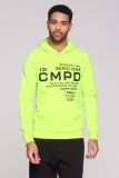 CAMP DAVID Hoodie aus Interlock-Jersey mit Rubber Artworks - neon yellow | M