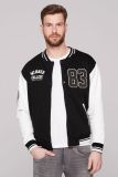 CAMP DAVID College-Blouson mit Label-Applikationen - black | XL