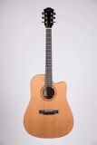 Duke D-MC-CUT-SOLID-E Westerngitarre mit Pickup vollmassive Bauweise