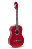 GEWA PURE Klassikgitarre Basic 4/4 transparent rot
