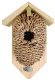 Nistbeutel für Zaunkönige Nistkasten Vogelhaus Seegras geflochten 26cm