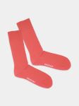 - Socken in Rot mit Uni Motiv/Muster