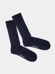 - Socken in Blau mit Uni Motiv/Muster