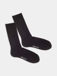 - Socken in Schwarz mit Uni Motiv/Muster