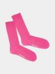 - Socken in Rosa mit Uni Motiv/Muster