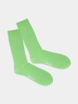 - Socken in Grün mit Uni Motiv/Muster