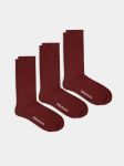 - Socken-Sets in Rot mit Uni Motiv/Muster