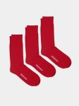 - Socken-Sets in Rot mit Uni Motiv/Muster