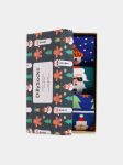 - Socken-Geschenkbox in Bunt mit Weihnachten Motiv/Muster