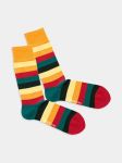 - Socken in Bunt mit Streifen Motiv/Muster