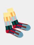 - Socken in Bunt mit Karo Motiv/Muster