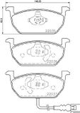 BREMBO Bremsbelagsatz P 85 137 Bremsbeläge,Bremsklötze VW,AUDI,SKODA,GOLF VI (5K1),Golf VII Schrägheck (5G1, BQ1, BE1, BE2)