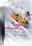 Notenpapier DIN A4 Buch 12 zeilig Voggenreiter Notenschreibblock 128 Seiten