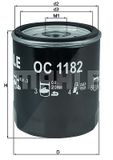 MAHLE ORIGINAL Ölfilter OC 1182 Motorölfilter,Filter für Öl MAZDA,CX-5 (KE, GH),5 (CR19),3 (BK),6 Station Wagon (GY),6 Kombi (GH),3 (BL)