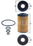 MAHLE ORIGINAL Ölfilter OX 153/7D Motorölfilter,Filter für Öl MERCEDES-BENZ,CHRYSLER,PUCH,E-Klasse Limousine (W211),C-Klasse Limousine (W203)
