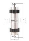 MAHLE ORIGINAL Kraftstofffilter KL 915 Leitungsfilter,Spritfilter AUDI,A6 Avant (4G5, 4GD, C7),A5 Coupe (8T3),A6 Limousine (4G2, 4GC, C7)