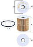 MAHLE ORIGINAL Ölfilter OX 156D Motorölfilter,Filter für Öl BMW,LAND ROVER,3 Limousine (E46),5 Limousine (E39),3 Touring (E46),5 Touring (E39)
