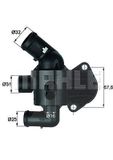MAHLE ORIGINAL Kühlwasserthermostat BEHR TI 15 92 Thermostat,Thermostat, Kühlmittel VW,AUDI,SKODA,GOLF VI (5K1),Polo Schrägheck (6R1, 6C1)