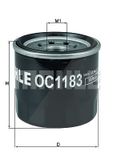 MAHLE ORIGINAL Ölfilter OC 1183 Motorölfilter,Filter für Öl MAZDA,CX-5 (KE, GH),6 Kombi (GJ, GL),3 Schrägheck (BM, BN),CX-5 (KF),CX-3 (DK)