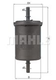 MAHLE ORIGINAL Kraftstofffilter KL 416/1 Leitungsfilter,Spritfilter RENAULT,NISSAN,DACIA,TWINGO I (C06_),CLIO II (BB0/1/2_, CB0/1/2_)