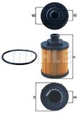 MAHLE ORIGINAL Ölfilter OX 418D Motorölfilter,Filter für Öl OPEL,FORD,FIAT,Corsa D Schrägheck (S07),Corsa C Schrägheck (X01),Meriva A (X03)