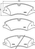 BREMBO Bremsbelagsatz BREMSBELÄGE, RICHTUNGSGEBUNDEN P 44 022 Bremsbeläge,Bremsklötze LAND ROVER,Range Rover Sport (L320),Discovery IV (L319)