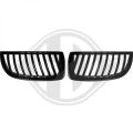 E90 E91 Limousine Touring 05-08 Satz Kühlergrill Grill Satt Schwarz