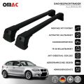 Dachträger Grundträger für BMW 1er F20 2011-2020 Gepäckträger Alu Schwarz 2x