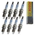 Bosch 8x Zündkerze Doppelplatin Audi: A6 Bmw: 7, 6, 5, 3 0242235776