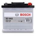 Bosch Starterbatterie S3 002 45Ah 400A 12V Renault: Twingo I, Clio II Vw: Golf IV, Golf V, Caddy I 0092S30020