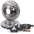 Bestprice Bremsscheiben + Bremsbeläge Vorderachse Bmw: 5 31470105 : 31470104 : 10601191 : 10601193