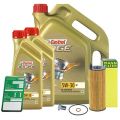 Mann Filter Ölfilter+Schraube+7 L Castrol 5W-30 C3 Bmw: X3, X1, 7, 5, 3 HU721/5x : DE01
