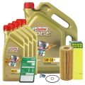 Mann Filter Ölfilter+Schraube+9 L Castrol 5W-30 C3 Bmw: X5, X3, 7, 6, 5 15530C : 1552FD