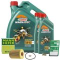 Mann Filter Ölfilter+Schraube+7 L Castrol 5W-40 C3 Bmw: Z3, X5, X3, 7, 5 DE01675 : HU925/4x : 14F9