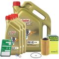Mann Filter Ölfilter+Schraube+8 L Castrol 0W-40 Bmw: Z8, X5, 8, 7 Land