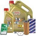 Bosch Ölfilter+Schraube+6 L Castrol 5W-30 C3 Bmw: X3, X1, 7, 5, 3 30358326 : F0264070