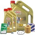 Bosch Ölfilter+Schraube+7 L Castrol 5W-30 C3 Bmw: 7, 6, 5, 4, 3 DE01675 : 15530C : 15
