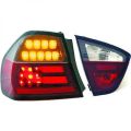 Light Bar LED Rückleuchten Heckleuchten für BMW E90 Limousine rot schwarz smoke
