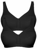 Viania, 2er Pack Baumwoll Soft BH Basic