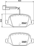 BREMBO Bremsbelagsatz P 23 146 Bremsbeläge,Bremsklötze FIAT,ABARTH,500 (312),500 C (312),500 / 595 / 695 Schrägheck (312_)