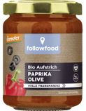 Followfood Bio Aufstrich Paprika Olive