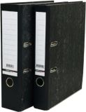 Ordner Budget 80 mm A4 Karton wolkig schwarz