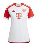 adidas FC Bayern München Trikot Home 2023/2024 Damen Weiss Rot