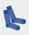 - Socken in Blau mit Dice Motiv/Muster
