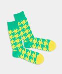 - Socken in Grün mit Dice Motiv/Muster