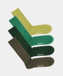 - Socken-Sets in Grün mit Uni Motiv/Muster