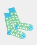 - Socken in Grün mit Sport Motiv/Muster