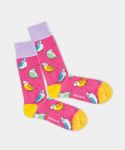 - Socken in Rosa mit Tier Motiv/Muster