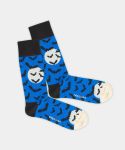 - Socken in Blau mit Tier Halloween Motiv/Muster