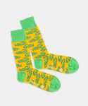 - Socken in Gelb mit Motiv/Muster